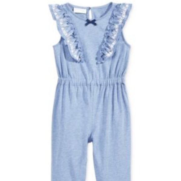 BNWT  First Impressions Flutter-sleeve Jumpsuit, Baby Girls (18 Months) - Picture 4 of 4